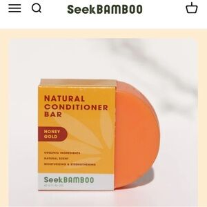 Seek bamboo shampoo and conditioner bars